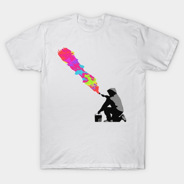 Graffiti Artist T-Shirt by Tamie